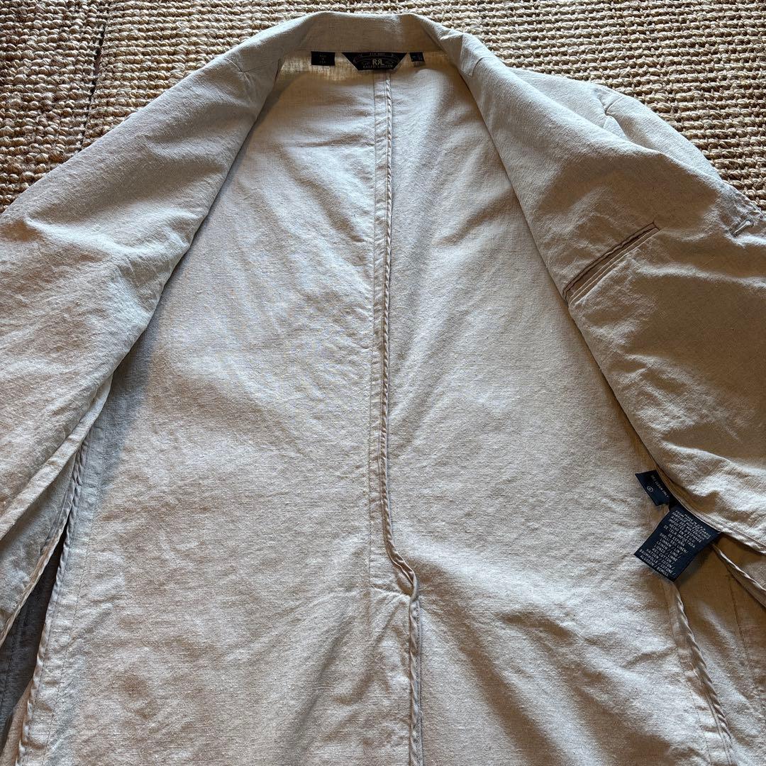 Double RL テーラードリネンジャケット3星⭐︎⭐︎⭐︎初期モデル アメリカ製