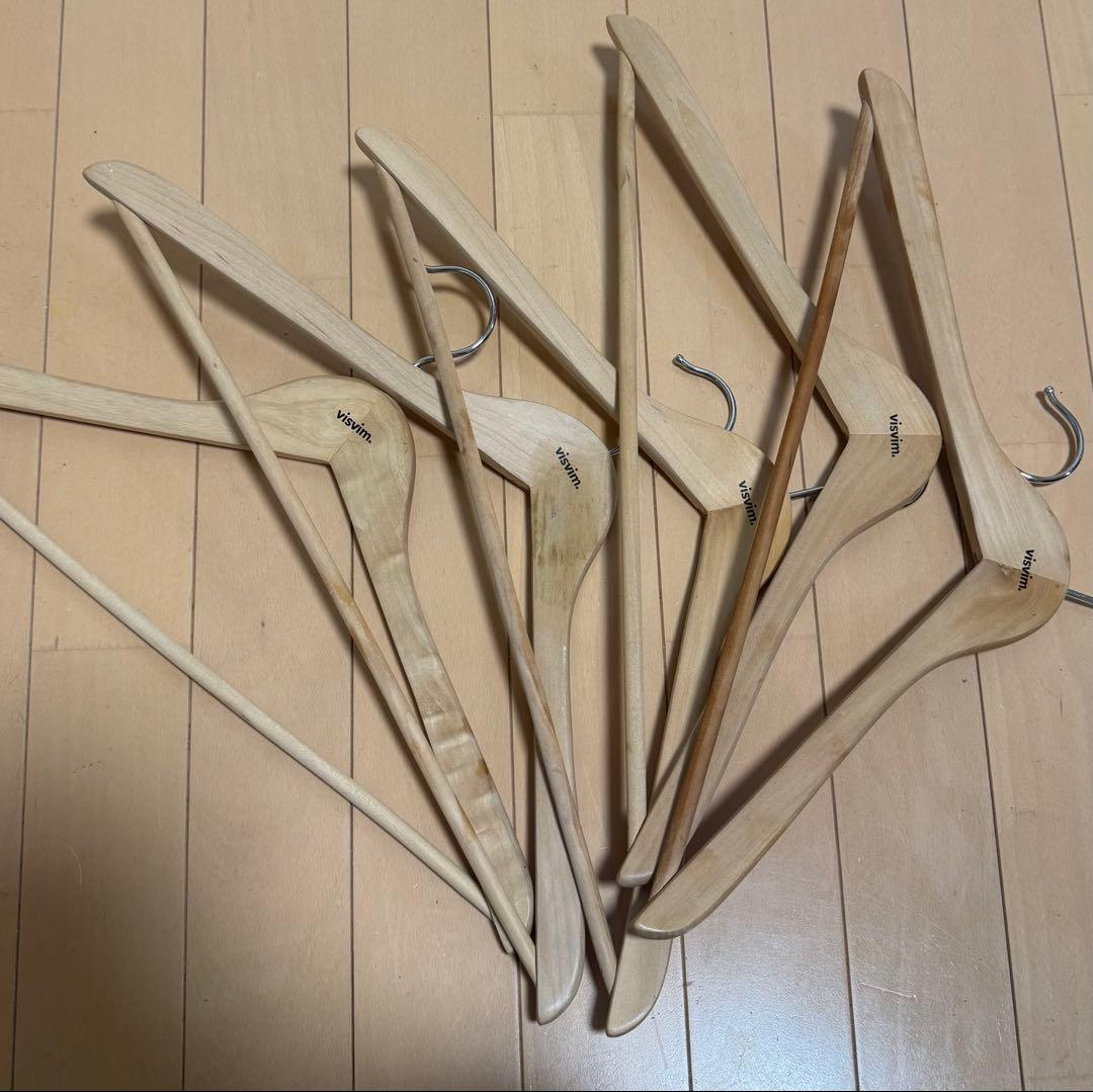 visvim木製　ハンガー　ビズビム　ヴィズビム　小物　ウッドハンガー