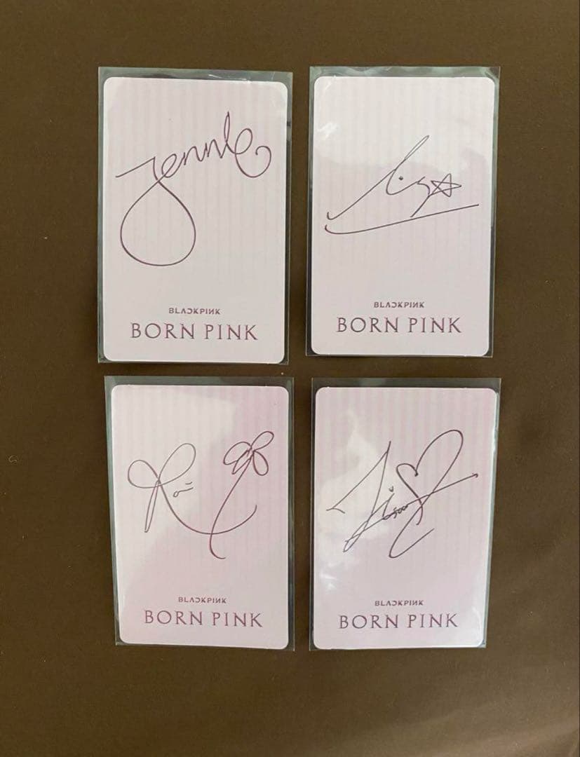 BLACKPINK BORN PINK サインカードセット