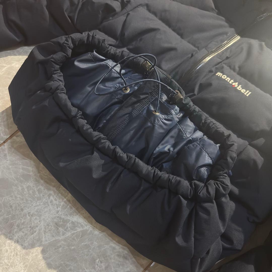 美品❗️】即完モデル！mont-bell パーマフロスト　ライトダウンパーカ 紺