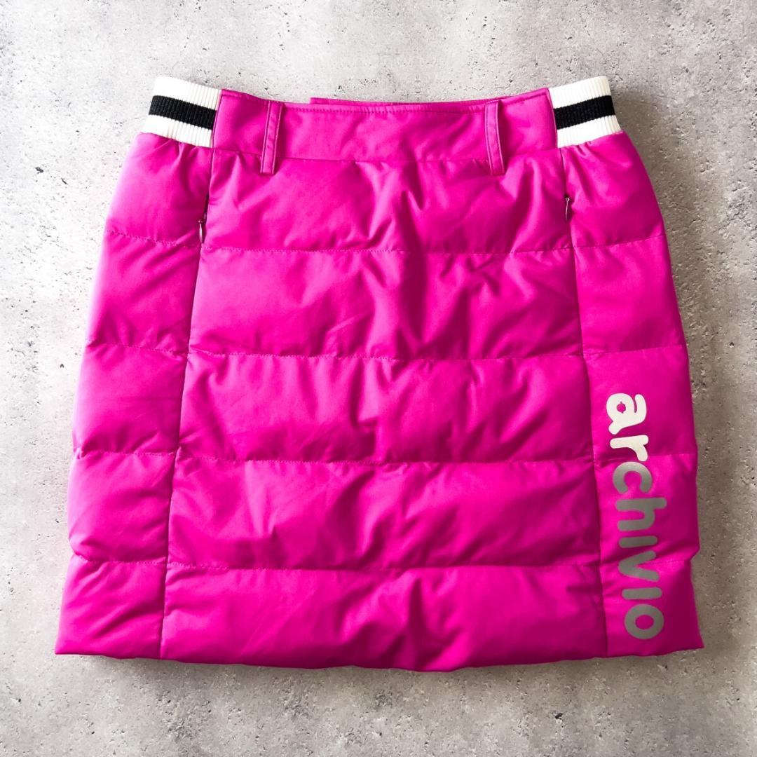 c*e様 ARCHIVIO アルチビオ 中綿入り スカート 38 M ピンク 防