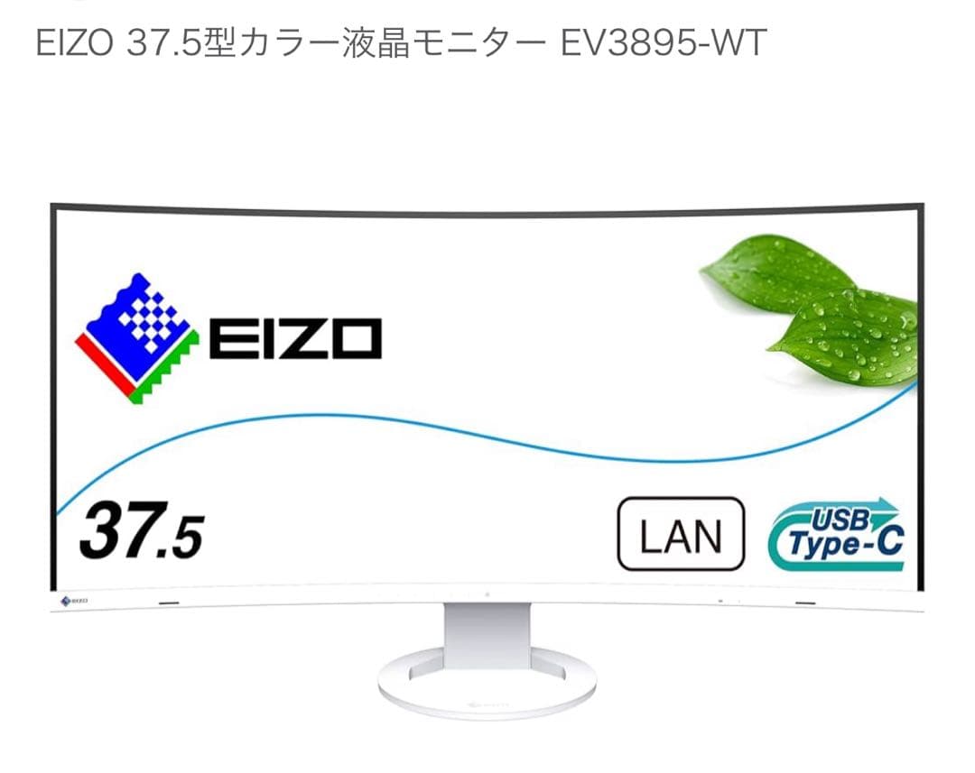 【EIZO】 37.5型 EV3895-WT