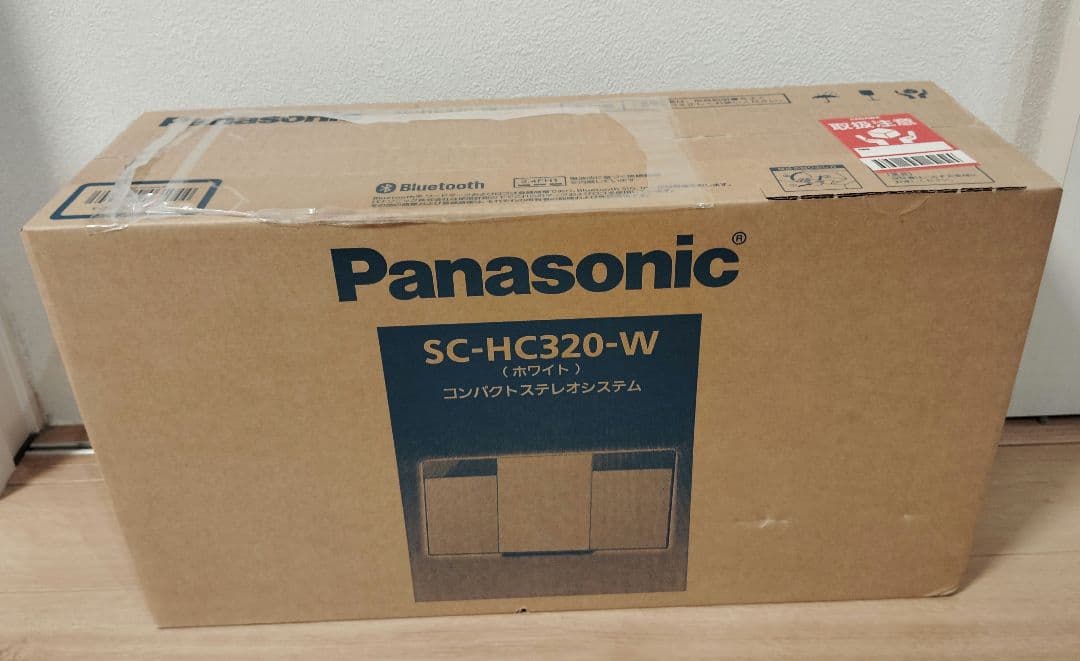 【新品】Panasonic SC-HC320-W ホワイト 一体型ミニコンポ