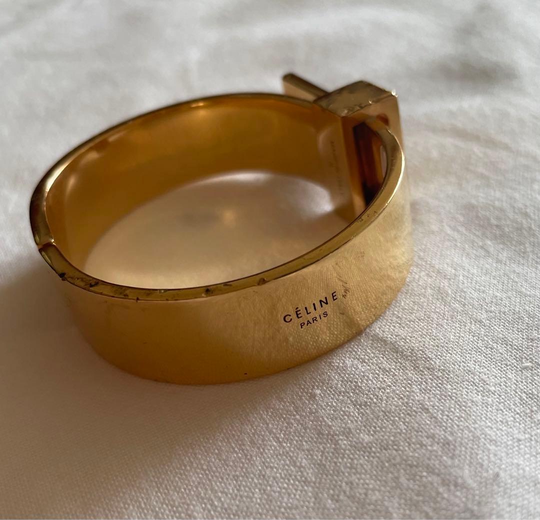 【mac様】レア　CELINE セリーヌ　マンシェット　フィービー　バングルS