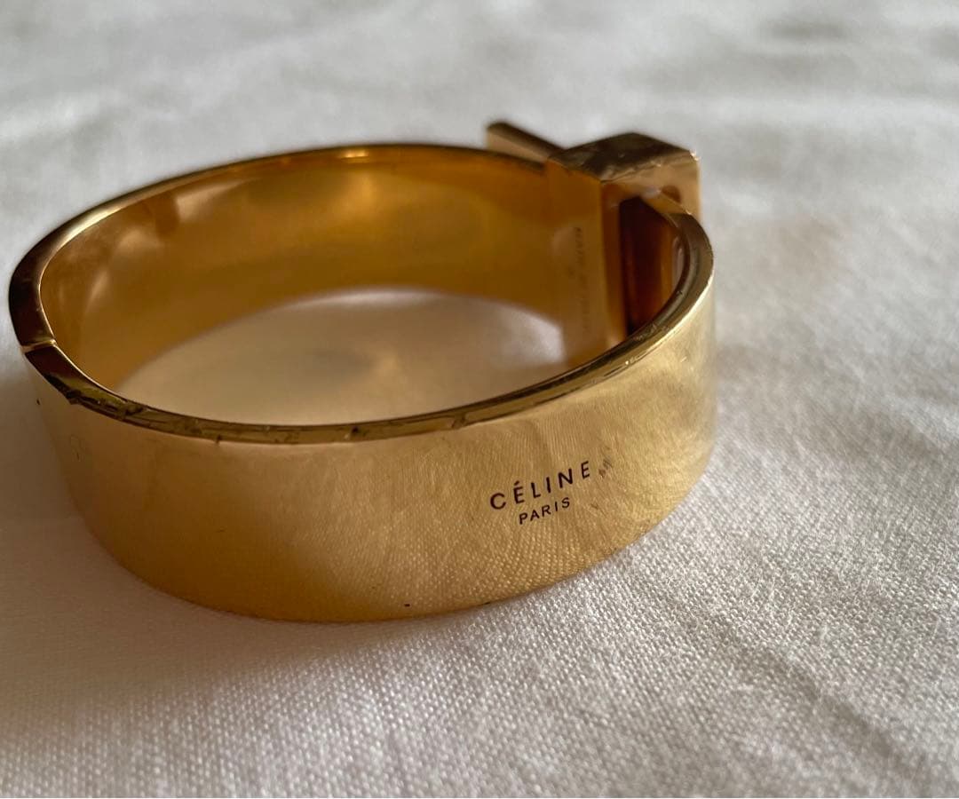 【mac様】レア　CELINE セリーヌ　マンシェット　フィービー　バングルS