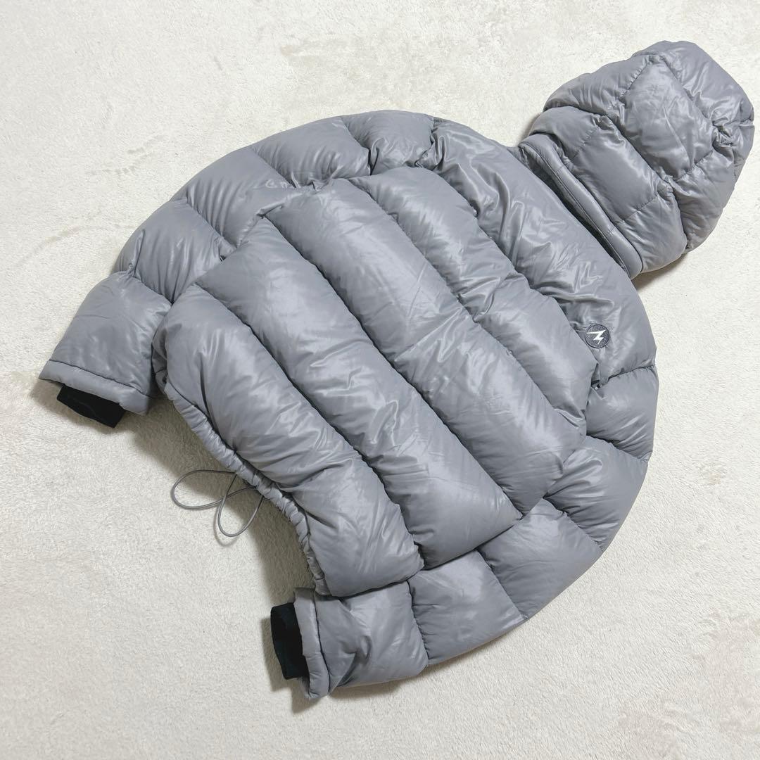 00s y2k marmot 短丈 ダウンジャケット グレー ドロコード付き