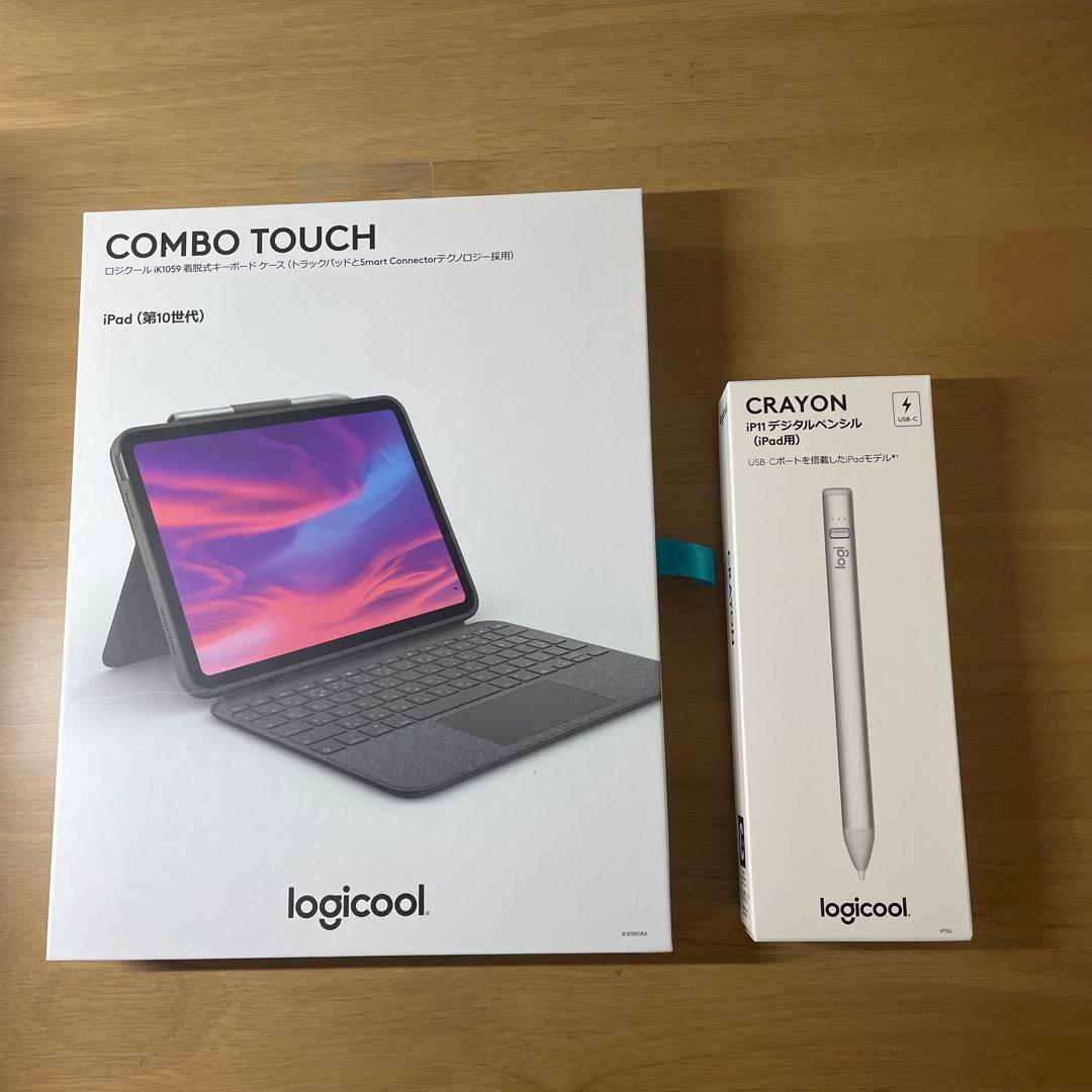 ロジクール コンボタッチiPad第10世代 logicool CRAYON付属