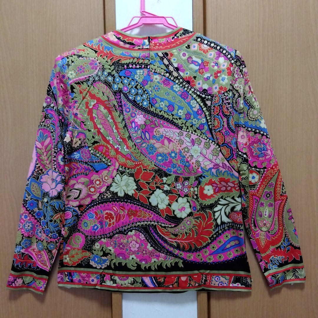 タグ付・保管品★レオナール LEONARD セーター M 定価89,250円