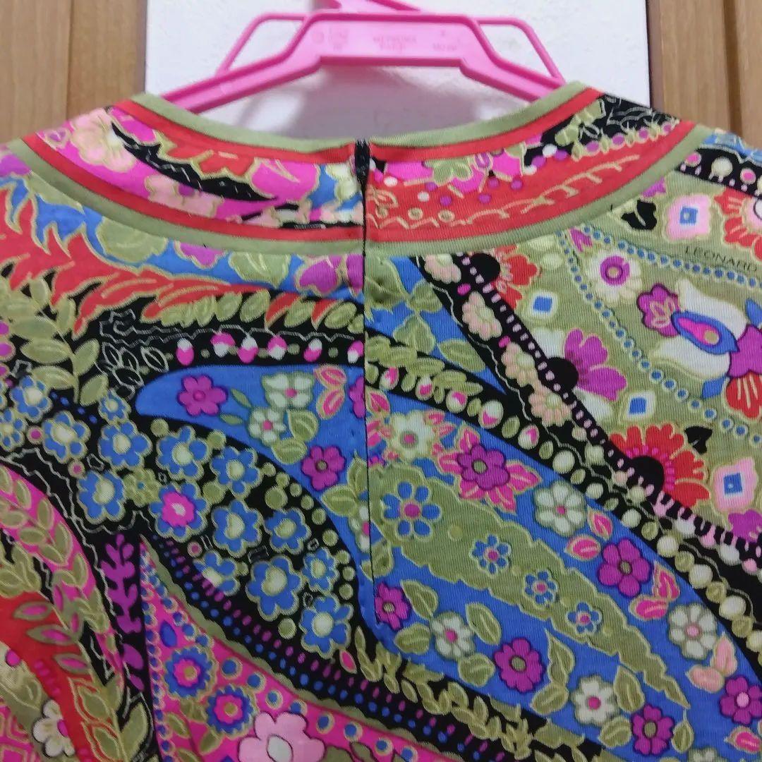 タグ付・保管品★レオナール LEONARD セーター M 定価89,250円