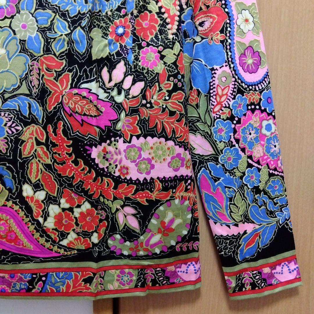 タグ付・保管品★レオナール LEONARD セーター M 定価89,250円