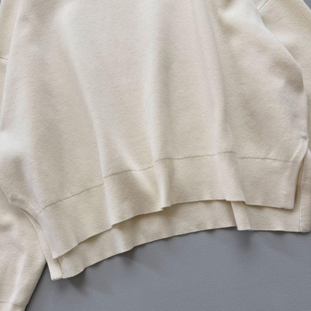 近年　FRAMeWORK ダブルジャガードプルオーバー オーバーサイズニット
