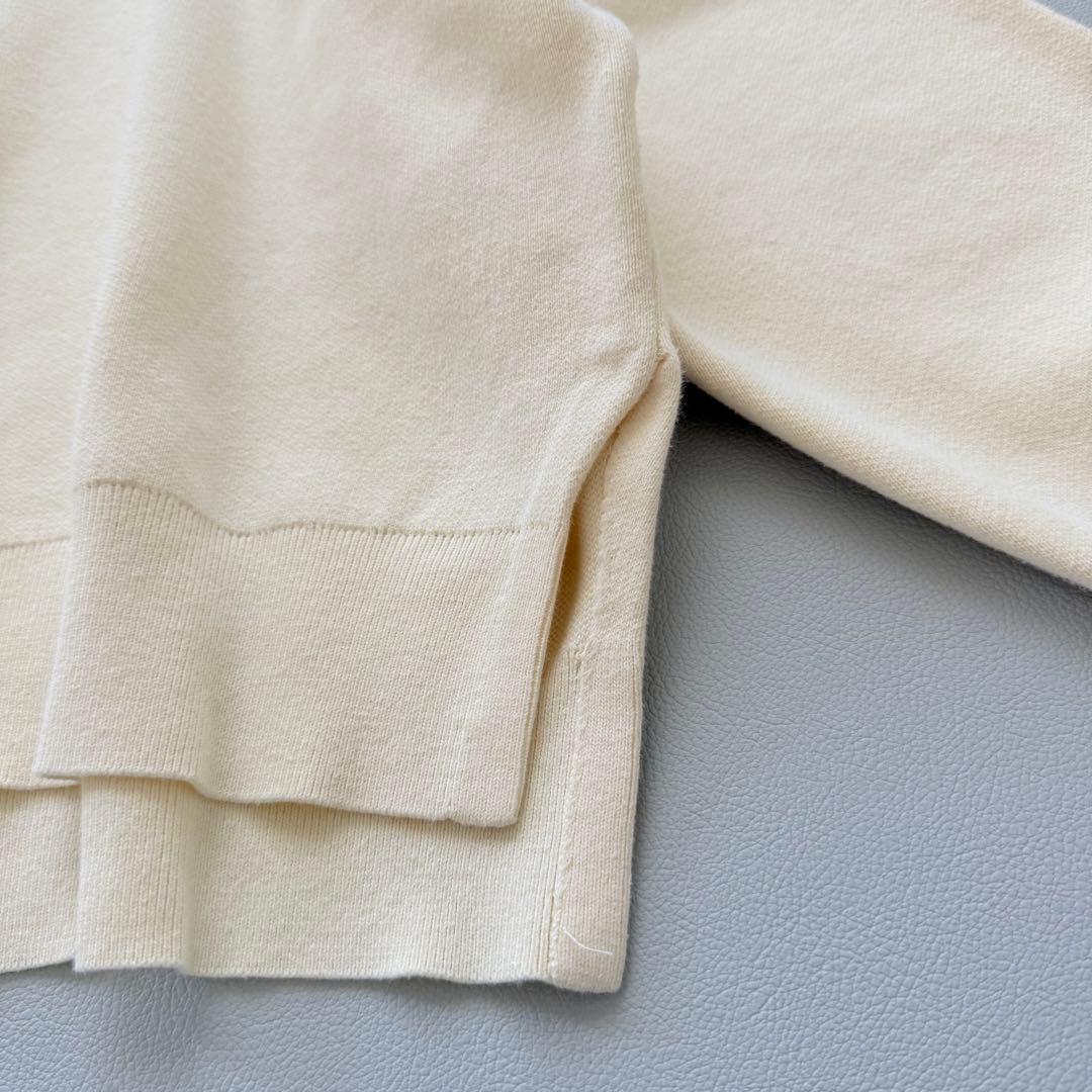 近年　FRAMeWORK ダブルジャガードプルオーバー オーバーサイズニット