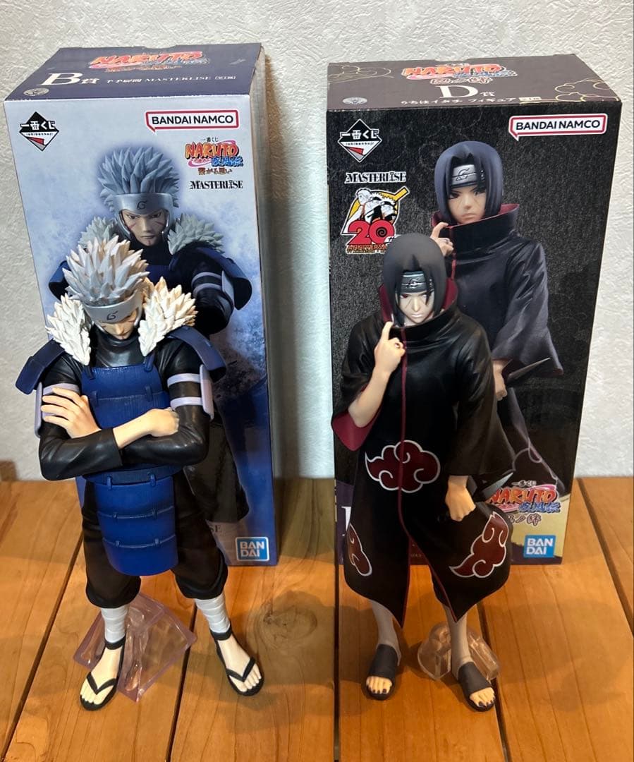 NARUTO-ナルト- 疾風伝　一番くじ　D賞&B賞フィギュアセット売り