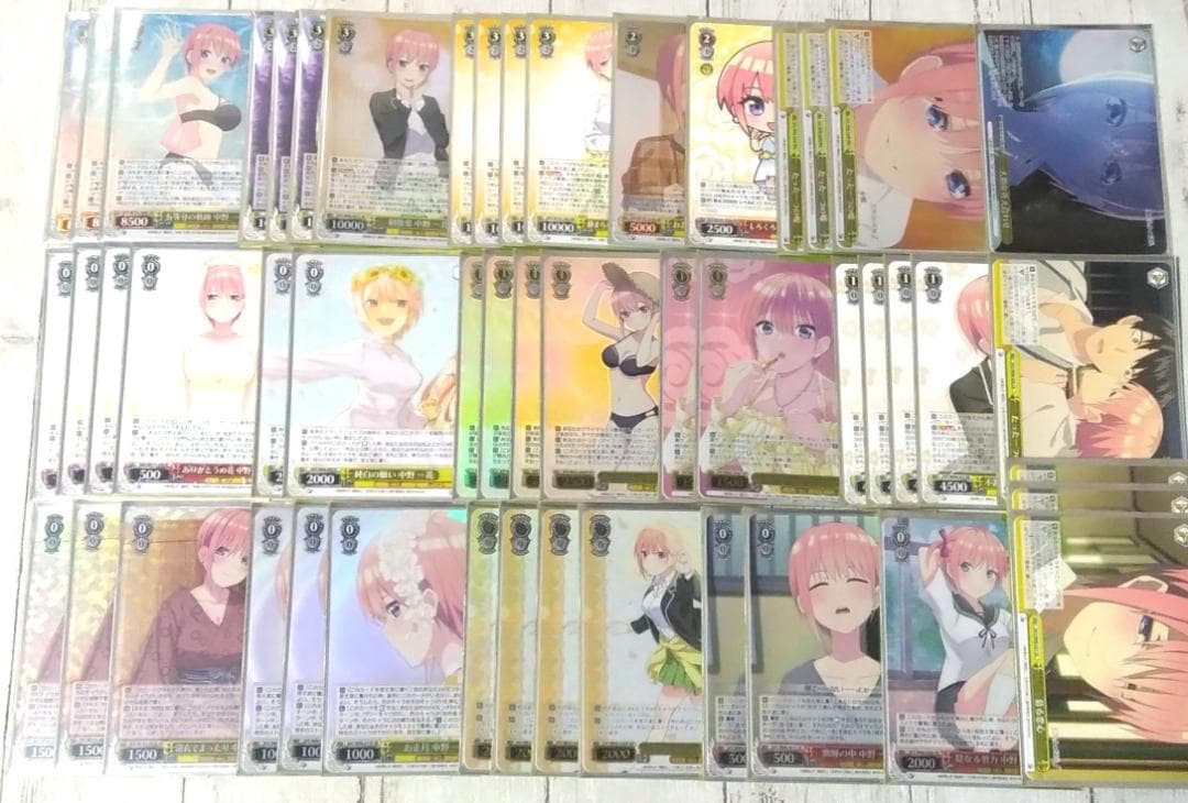 ヴァイスシュヴァルツ　五等分の花嫁　一花　高レート8枝デッキ＋デッキパーツ