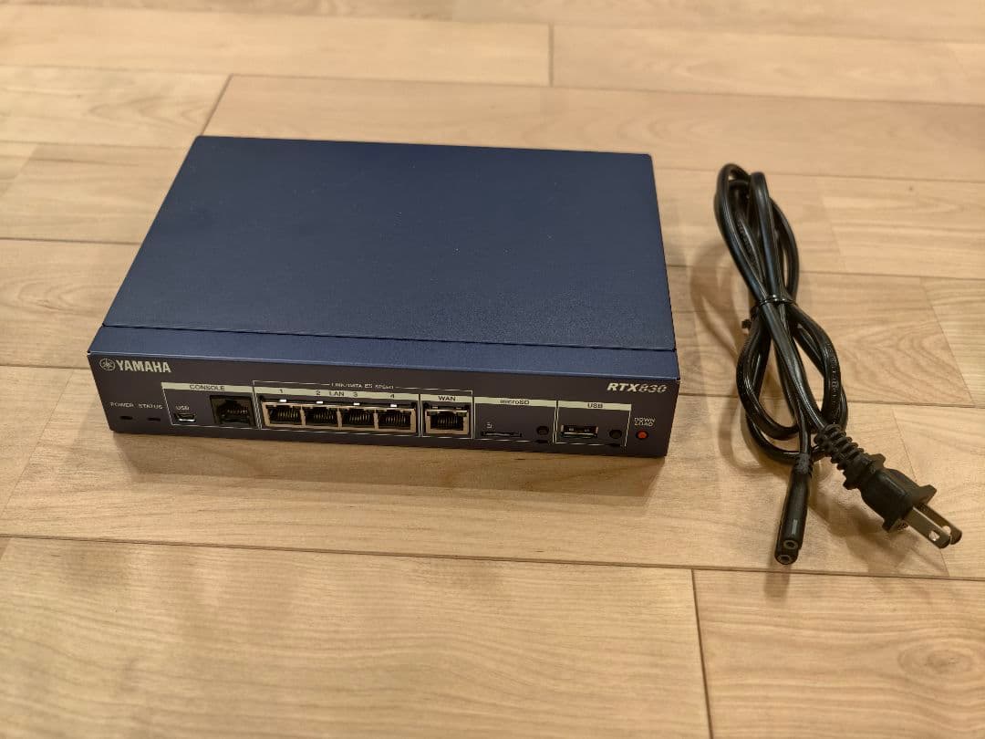 YAMAHA RTX830 有線LANルーター ヤマハ VPNルーター