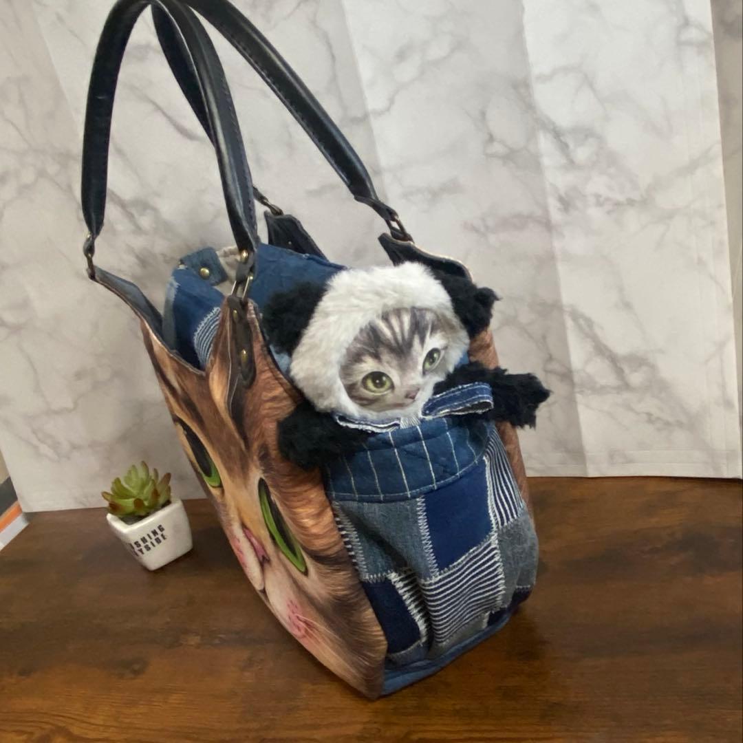 ね*】様 コヤンイサムチョン デニムリメイク【トートバッグ】パッチワーク ハンド