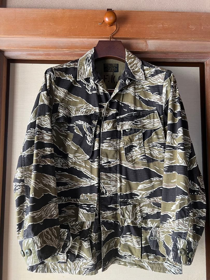 WACKOMARIA 虎プリントミリタリージャケット　S