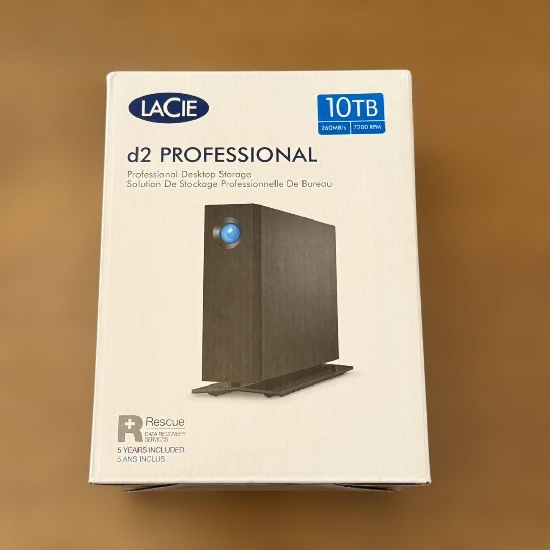 未開封未使用　LACIE d2 professional 10TB