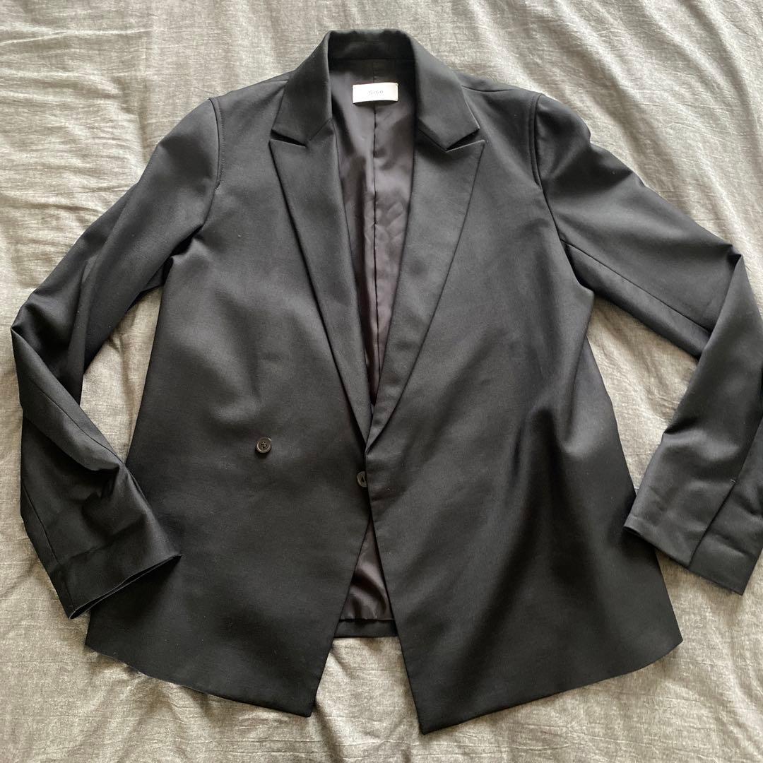 sise シセ　テーラードジャケット　ブラック　１（S）