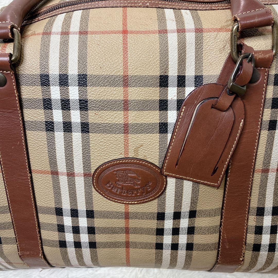 バッグ burberrys vintage boston bags nova check
