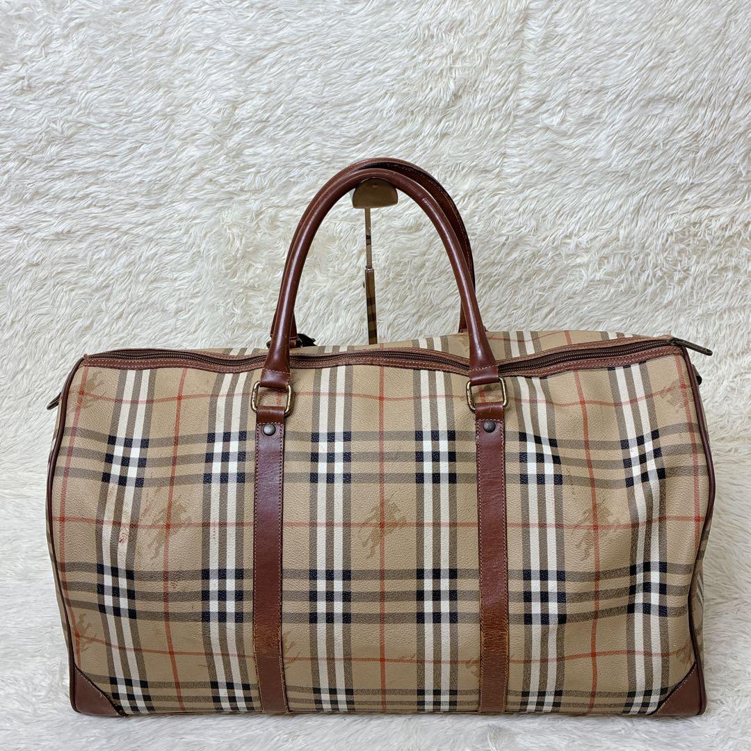 バッグ burberrys vintage boston bags nova check