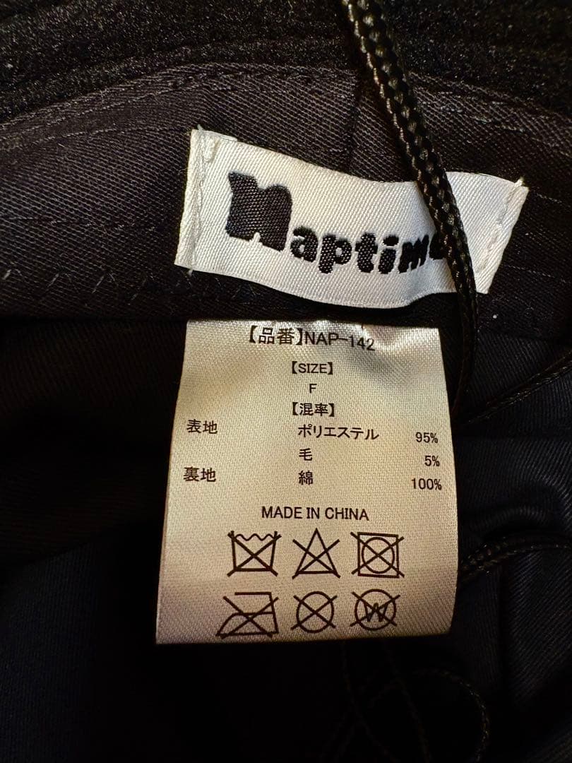 2024 NAPTIME バケットハット　バケハ　FW24