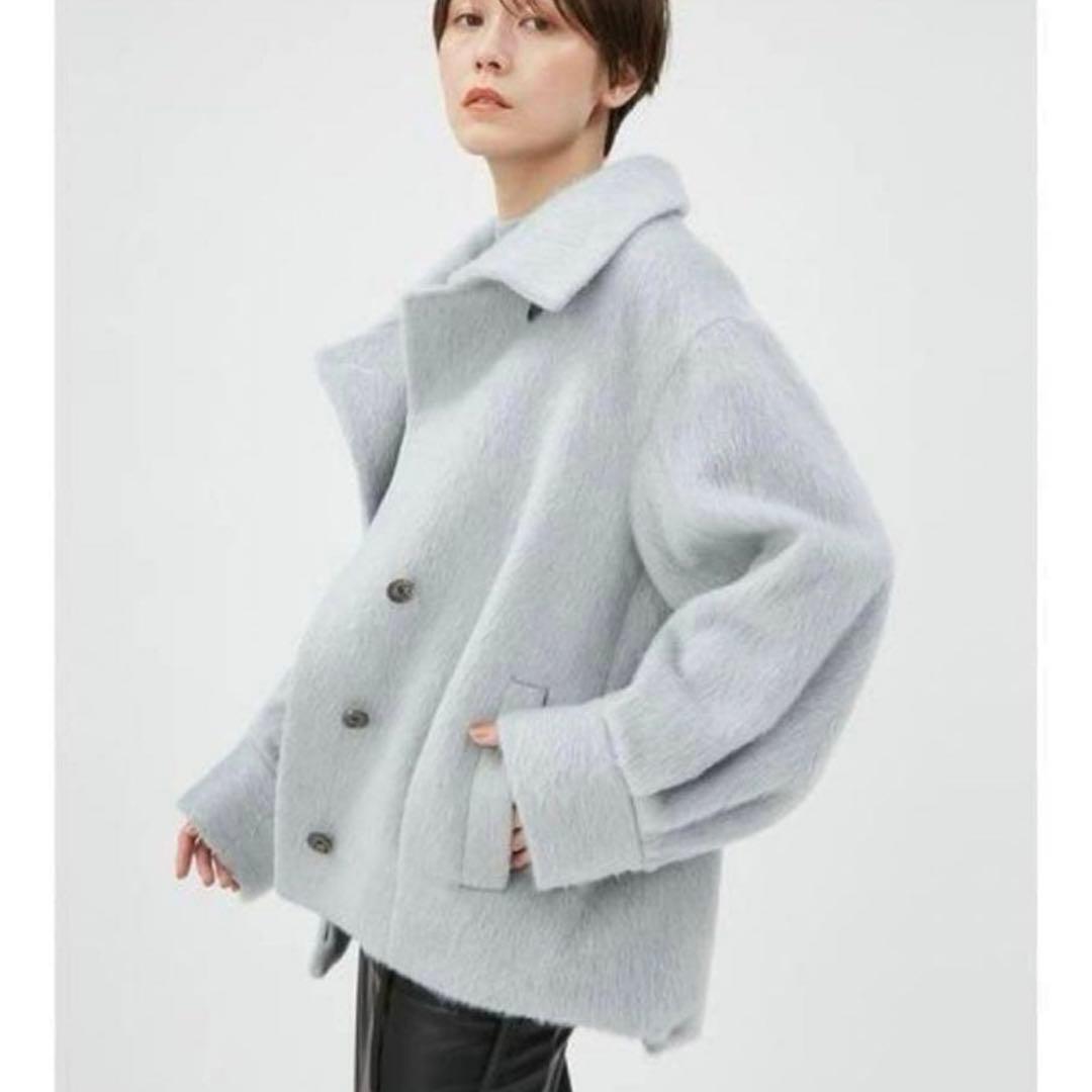 FRAY I.D 　モヘアシャギーハーフコート