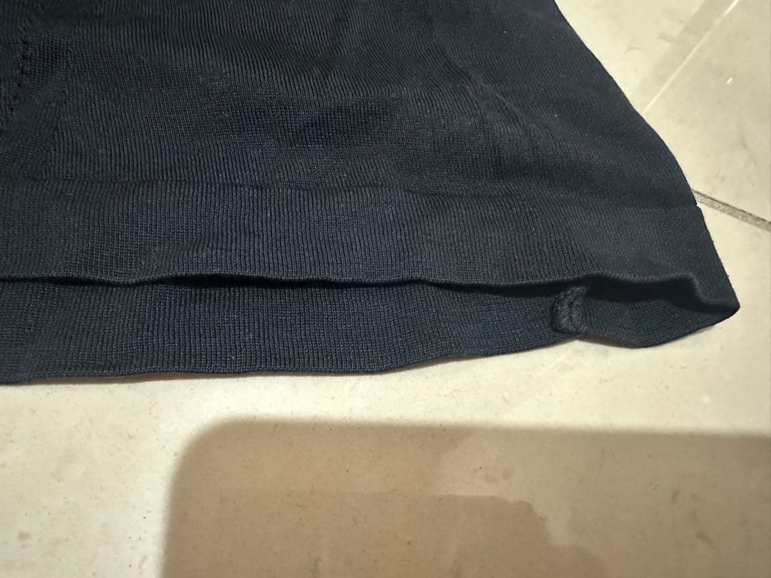 CHANEL ヴィンテージブラック ニット CCロゴ刺繍