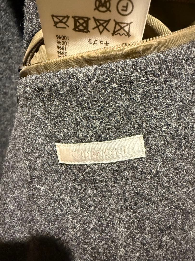 【美品】19AW COMOLI フーデッドコート 3
