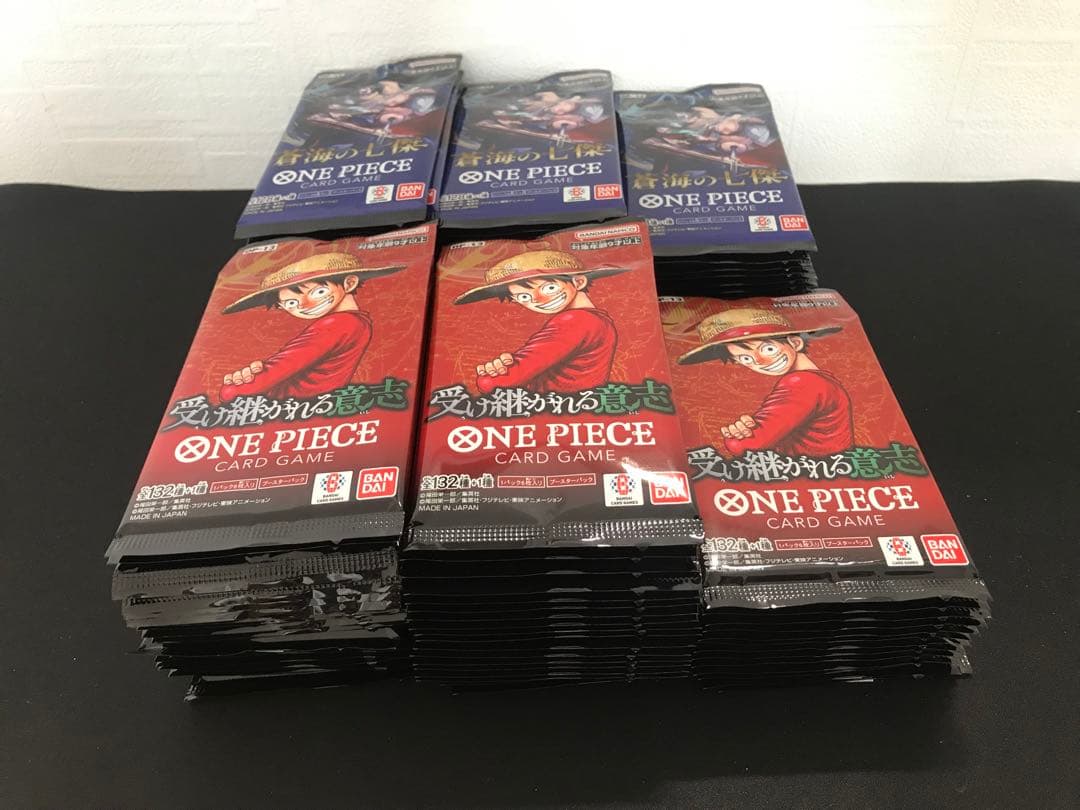 ワンピースカード　受け継がれる意志　蒼海の七傑　サーチ済みパック　109パック