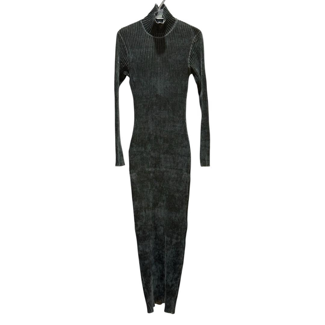 JEAN PAUL GAULTIER ゴルチエ ハイネックベロアロングワンピース