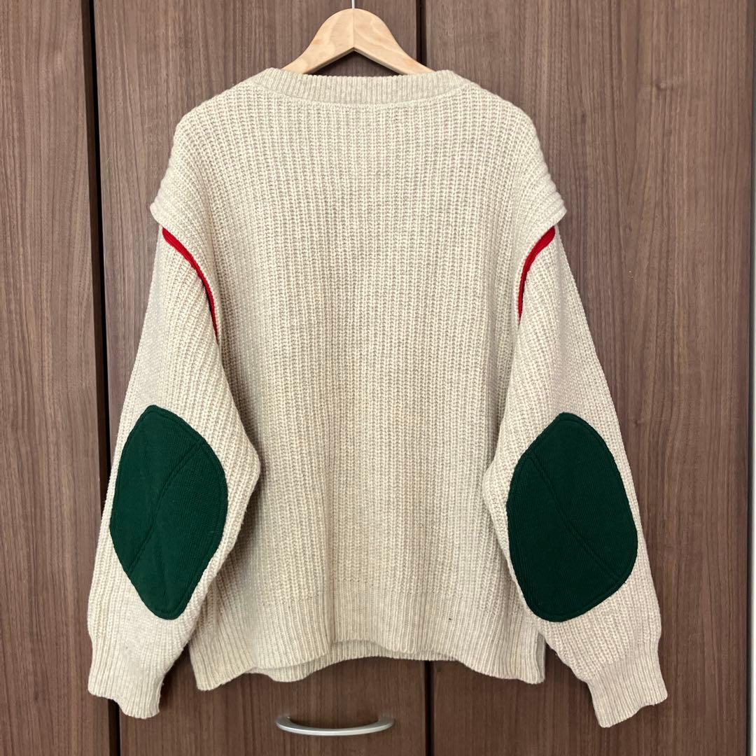 美品GEEK OUT STORE C.P company エルボーパッチニットL