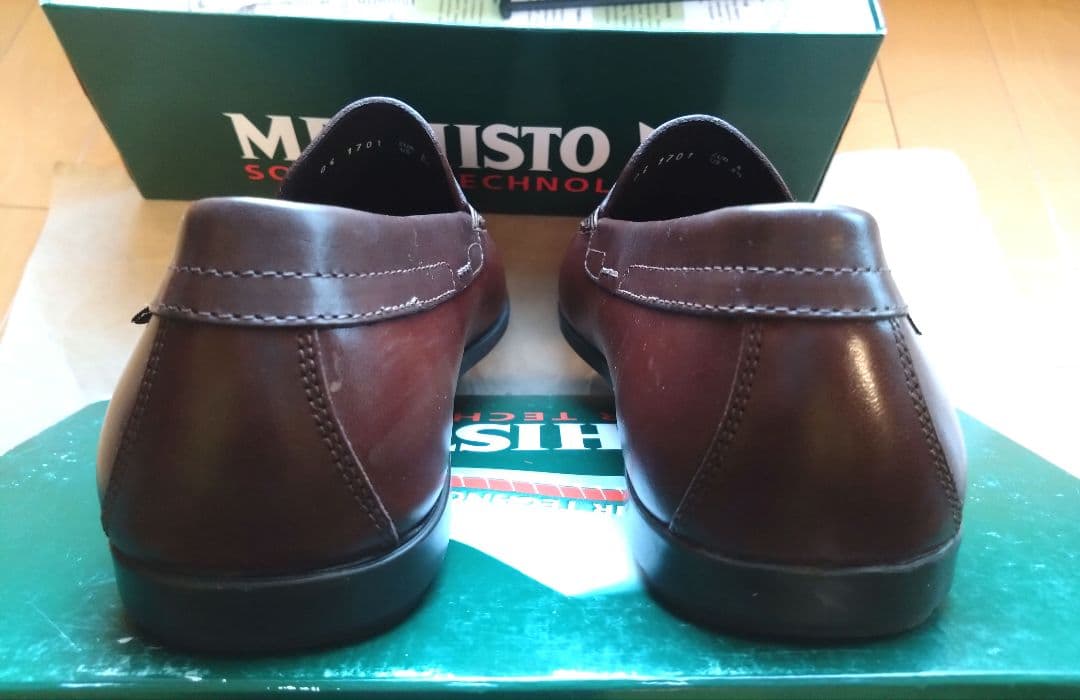 MEPHISTO COOL-AIR ブラウンローファー EUR 8