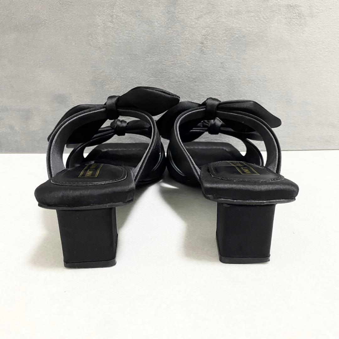 【Akiko Kizu ×Daniella & GEMMA】リボンサテンサンダル