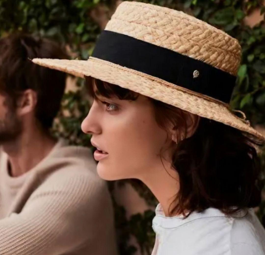 2回のみ着用 ヘレンカミンスキー CATHERINE ラフィアハット 麦わら帽子