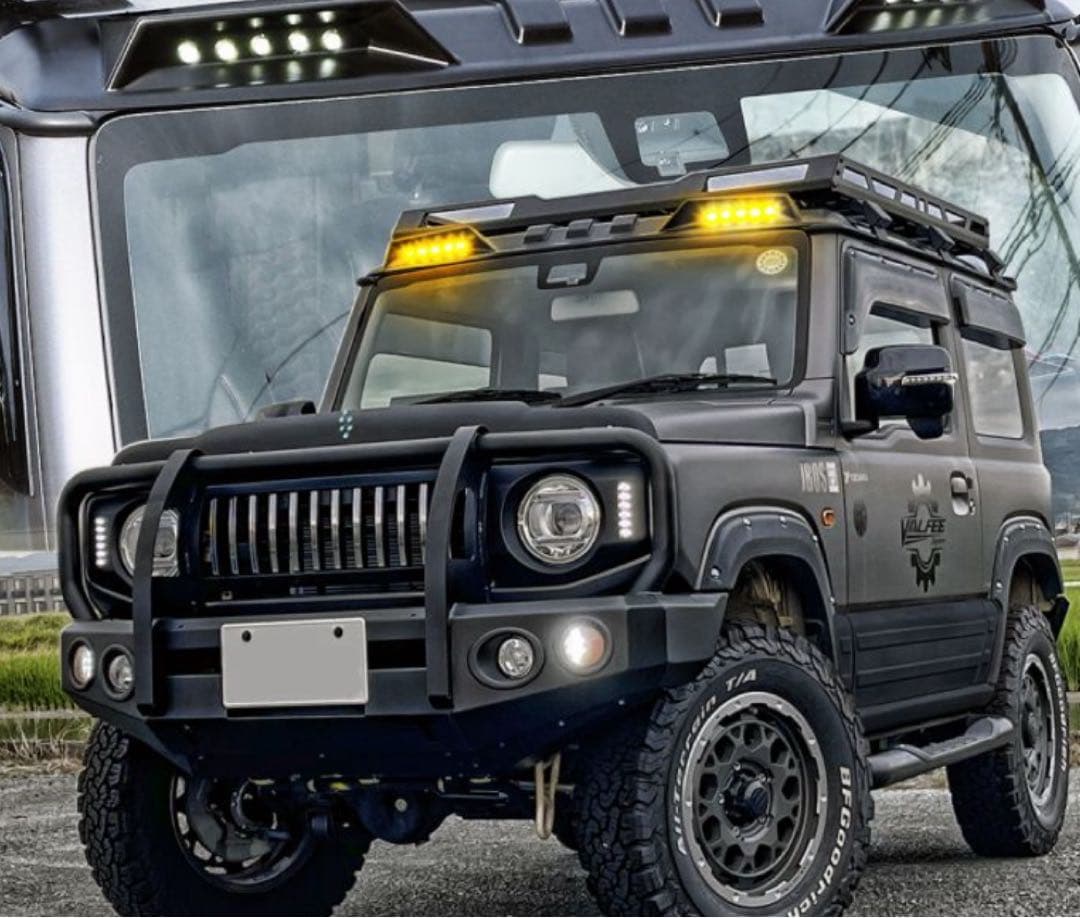 ジムニー JB64W JB74W LED ルーフマーカー（マットブラック）