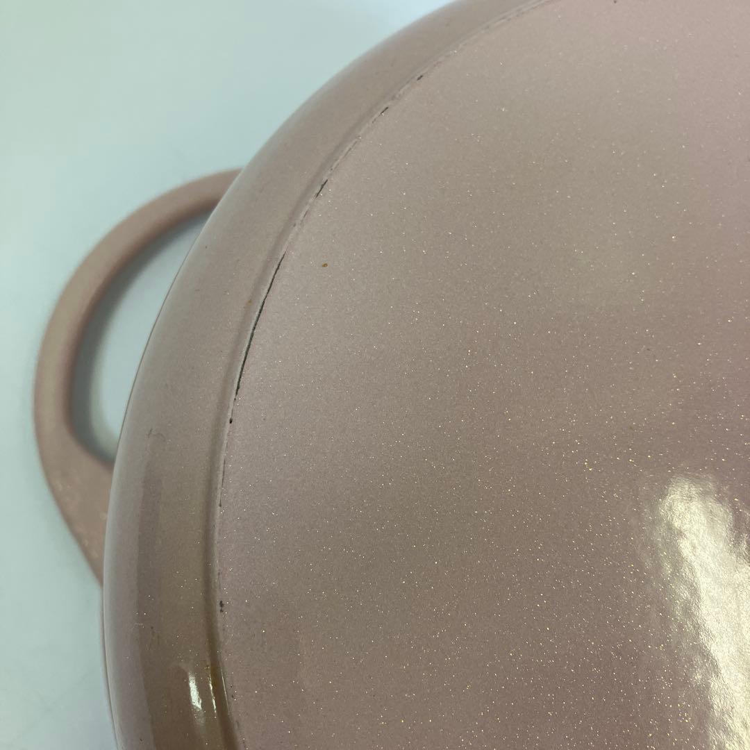 【中古】バーミキュラ オーブンポッド ラウンド 26ｃｍ ピンク