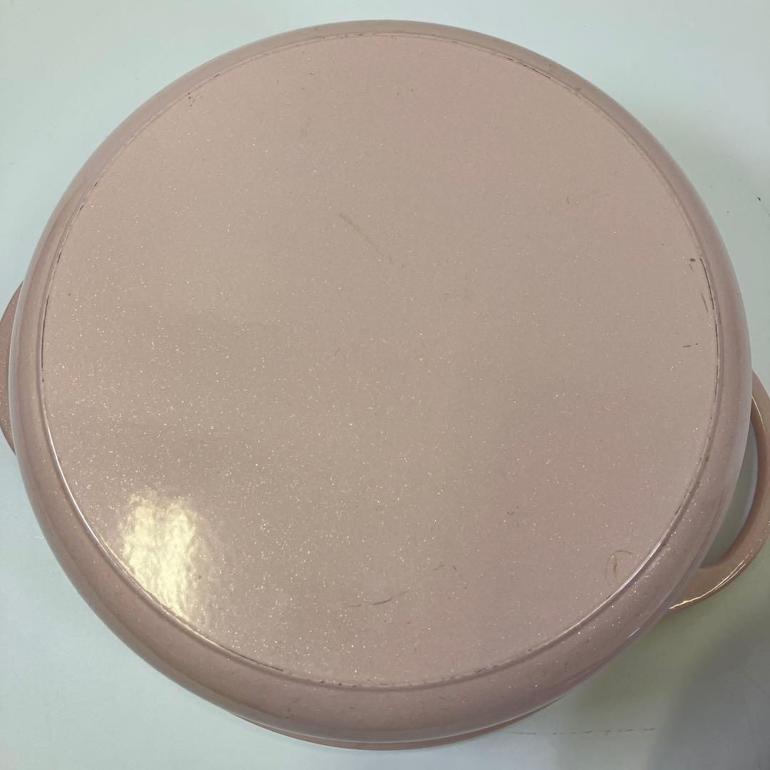 【中古】バーミキュラ オーブンポッド ラウンド 26ｃｍ ピンク