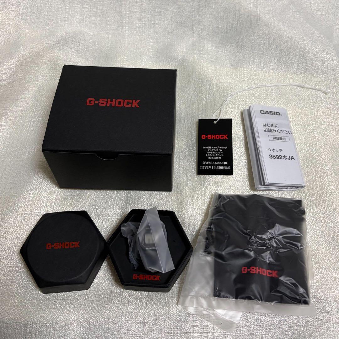 12/7までCASIO G-SHOCKナノDWN-5600-1JR ブラック 黒