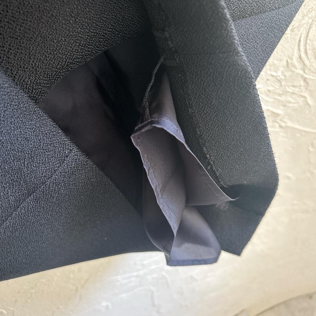 【美品】ヨーコチャン ノースリーブワンピース ビジュー リボン タイト Iライン