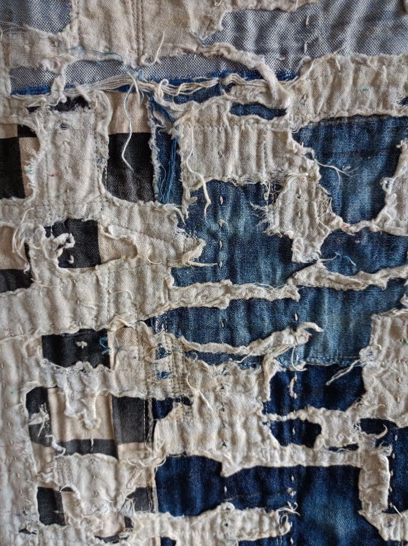 ダニアジャパン 襤褸ストール　　刺し子　ボロ　BORO