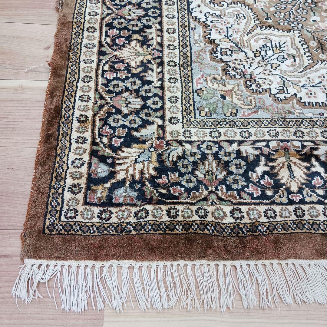 Y3062 インド製 絨毯 ポリエステル 206×150㎝