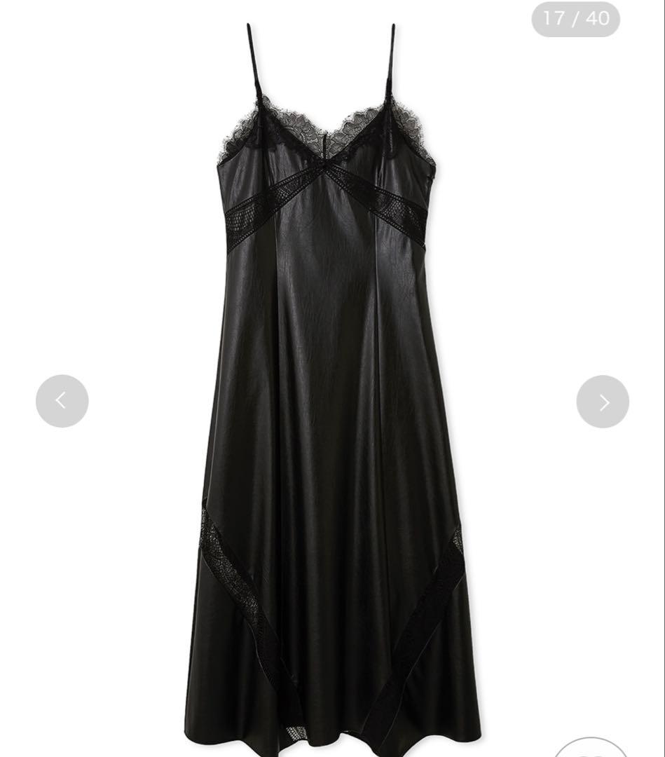 新品タグ付き　レーストリムスリップワンピース