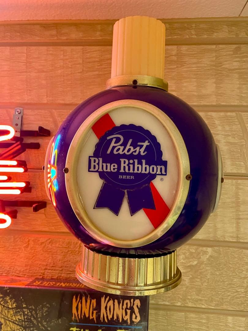 パブストブルーリボン　Pabst Blue Ribbonランプ