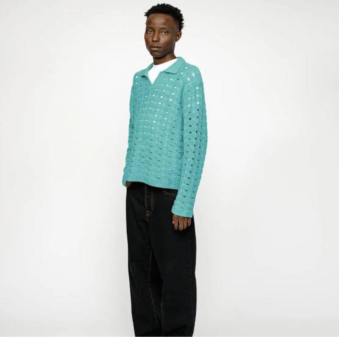 STUSSY ニットポロ