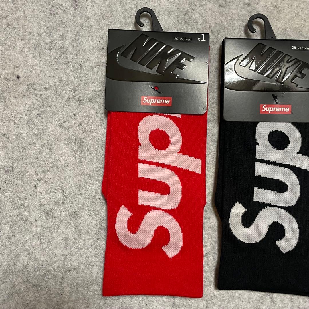 レッグウェア Supreme Nike Lightweight Crew Socks Red