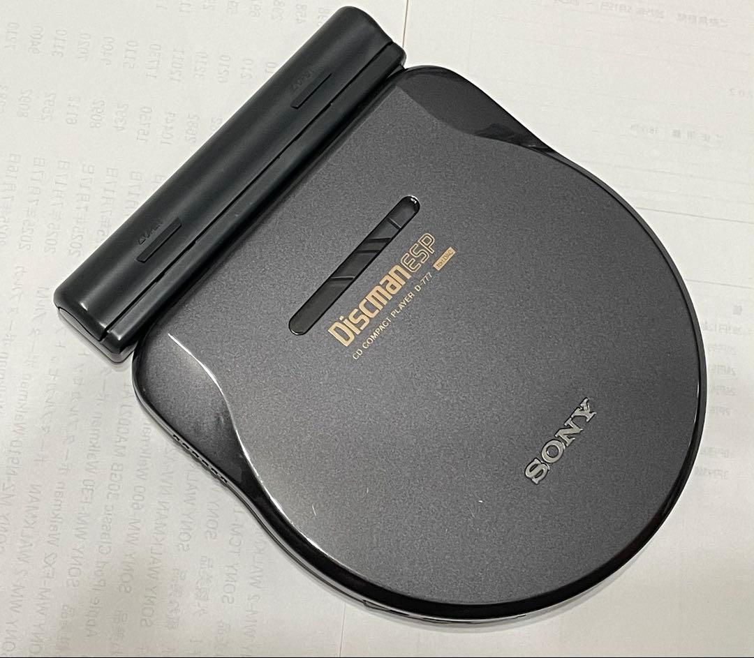 ジャンク　外観美品　SONY D-777 Discman CDプレーヤー