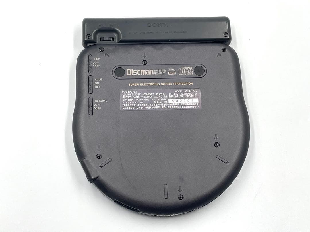 ジャンク　外観美品　SONY D-777 Discman CDプレーヤー