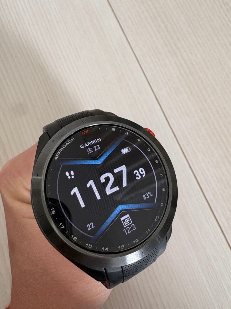 中古 ガーミン アプローチ S70 ブラック 47mm