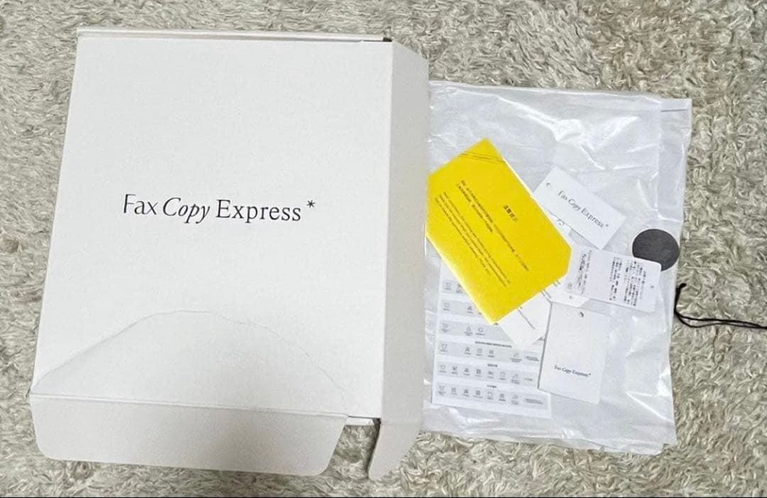 fax copy express ワイドスラックス　ストレート　グレー